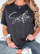 Load image into Gallery viewer, Swifties Tees available in two colors
